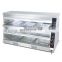 1500mm Commercial Display Showcase Food Warmer Displayer Bread Showcase With 2 Layer 7 Pans