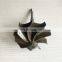TD06HR Reverse 9 Blades 58.8/67.2mm Journal Bearing Turbo Turbine Shaft Wheel