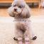 4pcs Pet dog cat shoes Winter Snow thickened Stripe brushed shoes antiskid