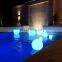 Waterproof decoration RGB 16color changed Illuminating LED big ball Outdoor Ball Light
