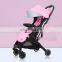 Lightweight Fiber Heated Adjustable Handle Baby Stroller