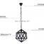 2019 New Arrival Retro Iron Cage Industrial Frame Pendant LED Light Loft Ceiling Lamp Shade for Home Living Room Decoration