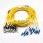 FTTH optical ribbon pigtail patch cord cable 12 cord fan out mpo fiber optic patchcord for gpon