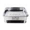 Hot sale rectangle stainless steel chafing dish for stackable