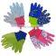 HANDLANDY garden line gardening gloves,Blue printing cotton children garden gloves