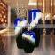 Gradual change flow glaze ceramic porcelain floor decorative flower small or big vases