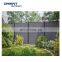 Dark grey privacy fence wood composite wpc decorative garden outside screen
