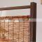 Wooden rattan screen partition room divider screen for bedroom