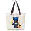 Cotton Canvas Cool Dog Tote Hand Shopping Bag