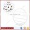 Modern Round Clear Acrylic 5 Tier 66 Holes Earring Holder Display Stand Jewelry Organizer Rack