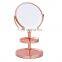 Fashion Hot Sale 360 Rotation 2X 3X 4X 5x Double Side Magnification Mirror Standing Cosmetic Mirror with Storage 2 Layer