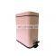 Rectangle Powder Coating Pedal Bin Colorful Stainless Steel Bathroom Trash Can High Quality Cost-effective Kitchen Trash Can