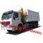 high quality and good price HOWO brand 6*4 LHD/RHD dump tipper truck with crane for sale