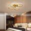 Modern Hotel Bedroom Pendant Light Living Room Round 8-tier Rings LED Ceiling Lamp for Indoor Decoration