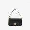 Leather double shoulder strap baguette underarm bag shoulder messenger bag women's bag