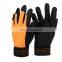 Industrial Safety Gloves Men Women Construction Polyester PU Leather Working Gloves Mechanic Work Gloves
