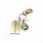China Manufacture Wholesale Customized logo Love Heart shaped Keychain Sublimation Metal Keychain