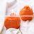 2020 Factory Directly Sale Cute Handmade Scented Orange Tangerine Cheese Decorative Aroma Scented Christmas Candle for Sale