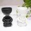 Wholesale Cheap Flower Pots Modern Glazed Ceramic Pot Planter Black Plant Home Decor Decorative Mini Bonsai Body Planters