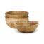 High Quality Factory Wholesale Round Bamboo Wooden Salad Bowl