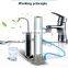 304 stainless steel counter top water filter with 2 stages purification, kitchen water purifier with OEM service