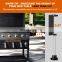 Upgraded Grill Caddy, Space Saving Griddle Caddy Tool Free Seconds Installation, BBQ Caddy with a Paper Tower Holder Designed