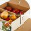 Custom packaging tray cardboard paper packaging gift food boxes vegetables fruit package box with handle