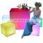 glow cubes for drinks /remote control battery powered rgb color furniture glow cube led hookah chairs decorations