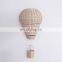 White Rattan Hot Air Balloons Hanging Decor Cheap Weave Wicker Nursery Decor Wholesale