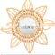 High Quality Rattan Round Mirror Wall-Mounted Best Seller Creative Art Decor Cheap Wholesale made in Vietnam