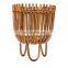 100% nature Rattan Plant Stand rustic Plant Holder Unique Wicker Flower Pot Holder Hot Sale Wholesale