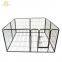 Factory directly sale metal dog fence,hot sale 6 panels heavy duty dog pen with custom package