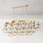 Nordic Led Chandelier Glass Ball Hanging Pendant Lamp for the Kitchen Living Room Hall Dining Modern Iron Contemporary Lighting