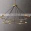 Hengzhi Custom Villa K9 Glass Chandelier Globular Led Celling Light 60