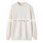 High-End Women's Winter Casual 100% Cashmere Sweater Long Sleeve Solid Pattern Crew Neck Knitted Weave with Front Logo