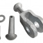 QH ball head hanging ring hot-dip galvanized Q-7 power fittings connectors can be customized