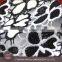 Wholesale products china black and white flower embroidered accessories water soluble lace fabric