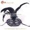 wholesale plain masquerade mask carnival feather mask