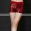 Wholesale hip-hop jazz dance costume Sexy hot pants for Girl Silver Clubwear Hot Short Pants