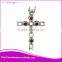 Elegant ladies cross shape necklace pendant with charm