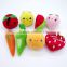 Plush fruit and vegetable fridge magnet plush fridge magnet fruit toys
