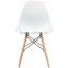 Natural Wood Legs Dining Room Base Chrome Metal Molded Plastic Four Leg Furniture Office Chair                        
                                                Quality Choice
