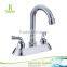 Best Quality Plastic Chromed Dual Handle Upc Basin Faucets