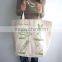 Canvas Tote Bag - Screen Printed Recycled Cotton Grocery Bag - Large Canvas Shopper Tote - Reusable and Washable - Eco Friendly