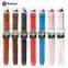 Kakapi Smooth Buckle Real Leather Watch Band Wrist Strap For 38MM Apple Watch With Watchband Converter MT-3916
