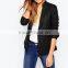 knit single button linen blendings blazer for women OEM service