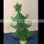 mini tower metal tree with star Chrstimas /xmas tree, indoor christmas decoration