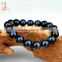 Wholesale high quality blue tiger eye beads bracelet gemstone