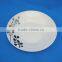 cheap ceramic dishes with flower for Angola, cheap porcelain deep plate to Irap