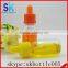 30ml clear pet bottle 30ml eliquid dropper bottle with child proof cap